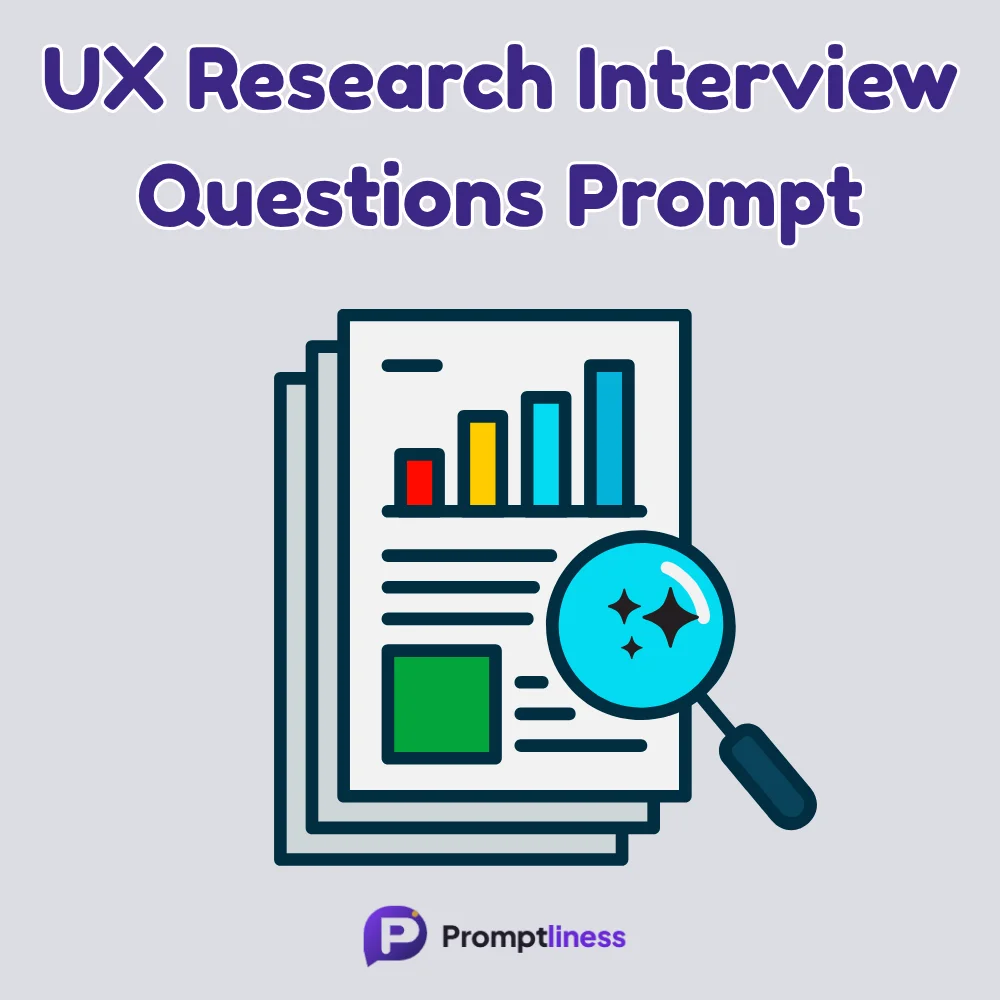 UX Research Interview Questions Prompt for ChatGPT